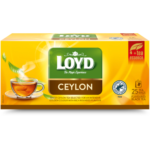 Aromatizuota juodoji arbata LOYD Ceylon, 25 x 2g
