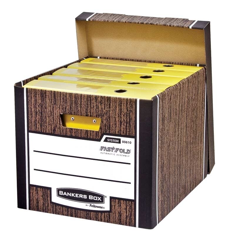 Archyvinė dėžė FELLOWES Woodgrain, 325 x 285 x 385 mm, (pak. -2 vnt.) Archyvinė dėžė FELLOWES Woodgrain, 325 x 285 x 385 mm, (pak. -2 vnt.)