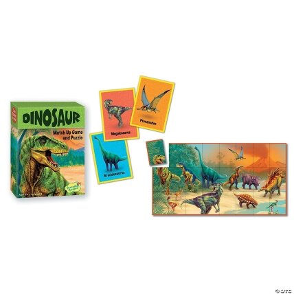 Atitikimo žaidimas-dėlionė „Dinozauras” 1 Atitikimo žaidimas-dėlionė „Dinozauras” 1