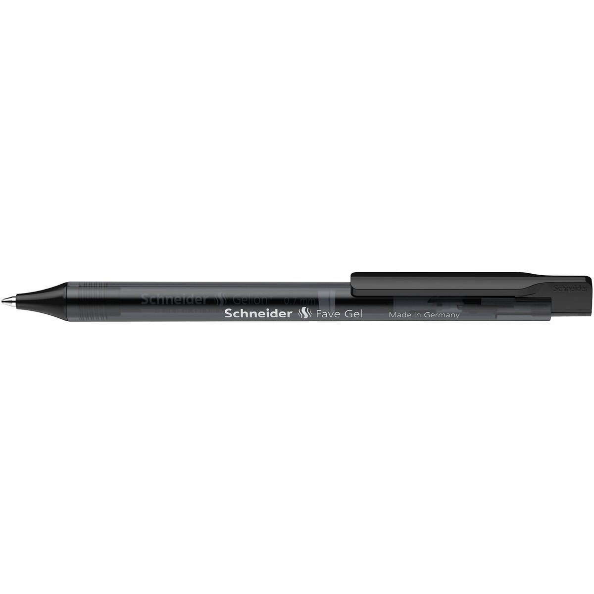 Automatinis tušinukas SCHNEIDER Fave Gel, 0,7mm, juodos sp. 2 Automatinis tušinukas SCHNEIDER Fave Gel, 0,7mm, juodos sp. 2