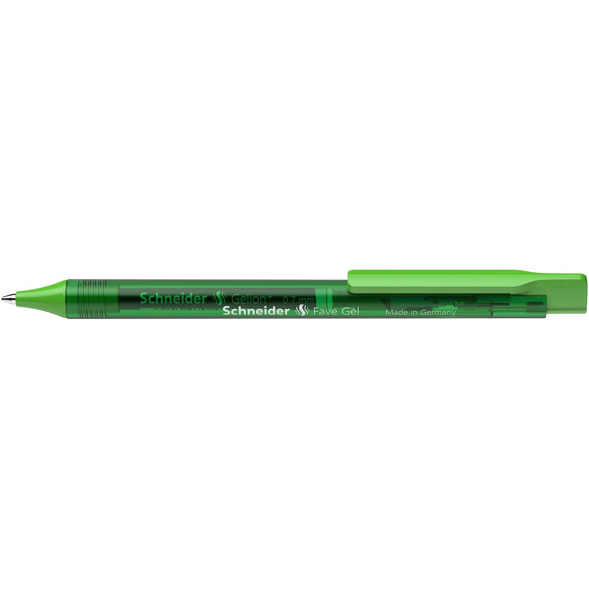 Automatinis tušinukas SCHNEIDER Fave Gel, 0,7mm, žalios sp. 2 Automatinis tušinukas SCHNEIDER Fave Gel, 0,7mm, žalios sp. 2