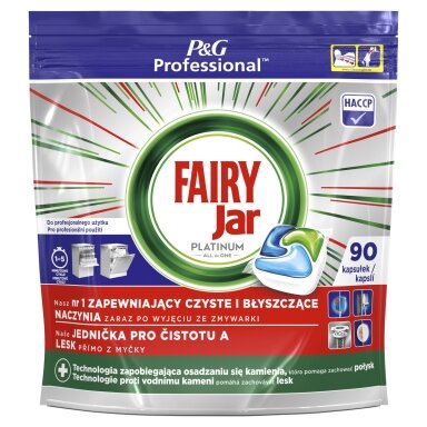 Automatinių indaplovių kapsulės FAIRY All in 1 Platinum, 90 vnt. Automatinių indaplovių kapsulės FAIRY All in 1 Platinum, 90 vnt.