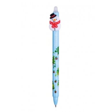 Automatinis trinamas rašiklis COLORINO CHRISTMAS, įvairių rūšių, 0,5 mm 2