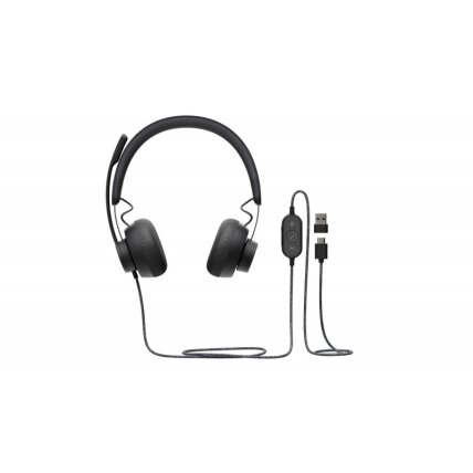 Ausinės Logitech Zone Wired UC, Tamsiai pilkos Ausinės Logitech Zone Wired UC, Tamsiai pilkos