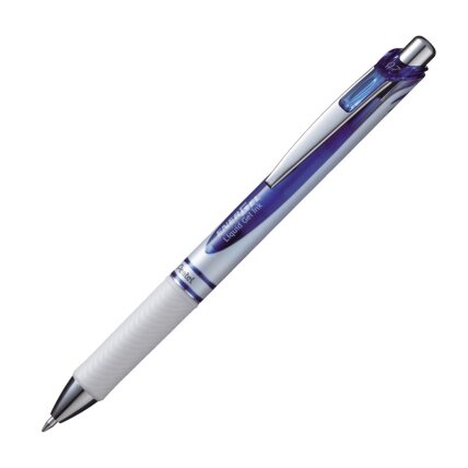 Automatinis rašiklis PENTEL ENERGEL PEARL WHITE 0.5 mm, mėlynos spalvos rašalas Automatinis rašiklis PENTEL ENERGEL PEARL WHITE 0.5 mm, mėlynos spalvos rašalas