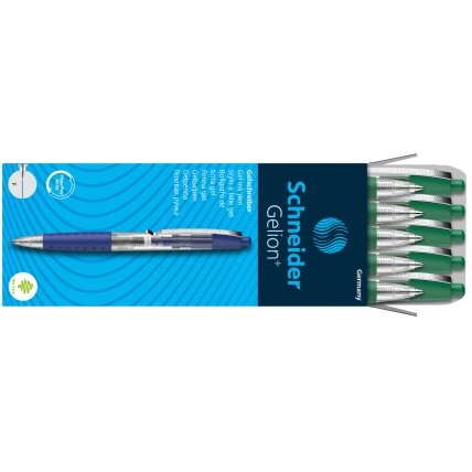 Automatinis rašiklis SCHNEIDER GELION 1, 0,7/0,4 mm, žalia 2 Automatinis rašiklis SCHNEIDER GELION 1, 0,7/0,4 mm, žalia 2