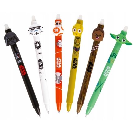 Automatinis trinamasis rašiklis COLORINO Disney Star Wars 0,5mm, mėlynos sp. Automatinis trinamasis rašiklis COLORINO Disney Star Wars 0,5mm, mėlynos sp.