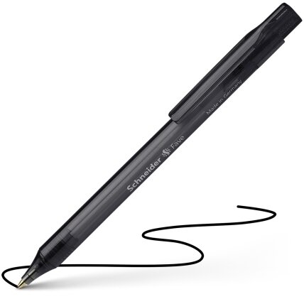 Automatinis tušinukas SCHNEIDER FAVE, 1.0 mm., juodas tušas