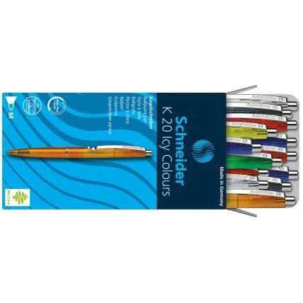 Automatinis tušinukas SCHNEIDER K20 ICY COLOURS, 1,0 mm.