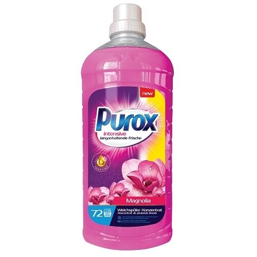 Audinių minkštiklio koncentratas PUROX, Pink Magnolia, 1,8L Audinių minkštiklio koncentratas PUROX, Pink Magnolia, 1,8L