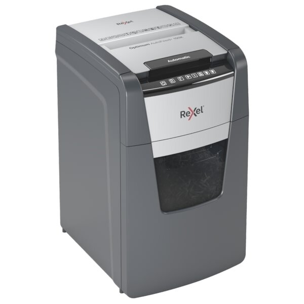 Automatinis dokumentų naikiklis Rexel Optimum Autofeed 150X, 4x28mm, P4, 44l 2