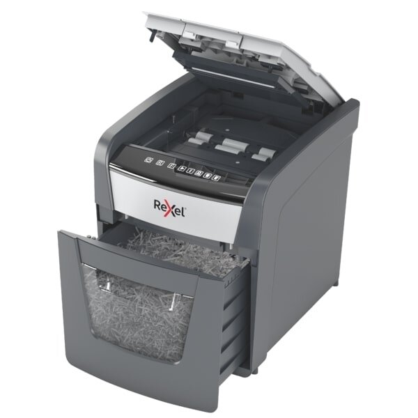 Automatinis dokumentų naikiklis Rexel Optimum Autofeed 50X, 4x28mm, P4, 20l 3