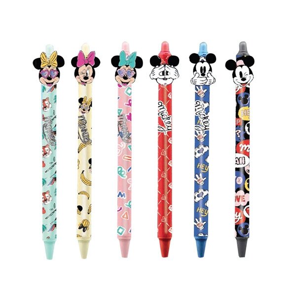 Automatinis trinamas rašiklis COLORINO su DISNEY MICKEY, įvairių spalvų, 0,5 mm Automatinis trinamas rašiklis COLORINO su DISNEY MICKEY, įvairių spalvų, 0,5 mm