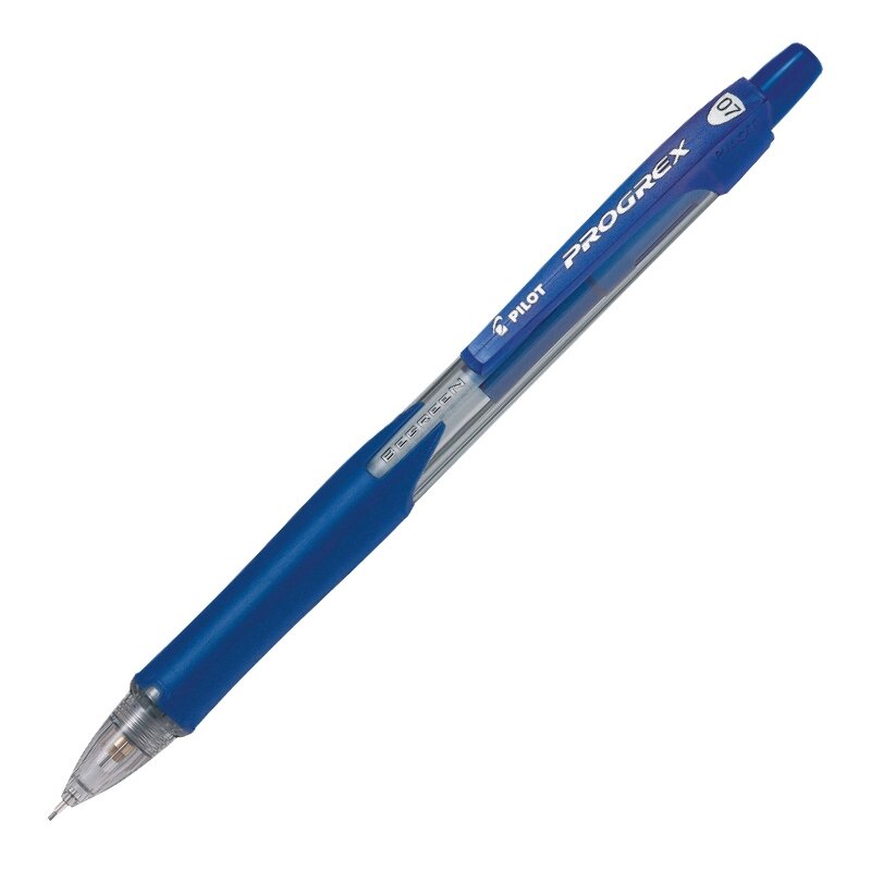 Automatinis pieštukas Pilot Progrex 0.7 mm HB, mėlynas korpusas Automatinis pieštukas Pilot Progrex 0.7 mm HB, mėlynas korpusas