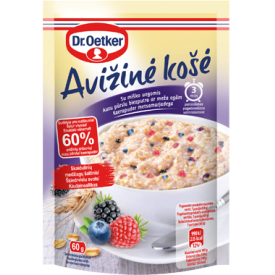 Avižinė košė DR.OETKER, su miško uogomis, 60g 1