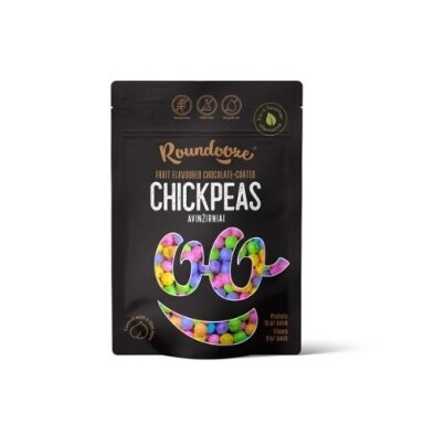 Avinžirniai ROUNDOOZE, vaisių skonio šokolade, 150 g Avinžirniai ROUNDOOZE, vaisių skonio šokolade, 150 g