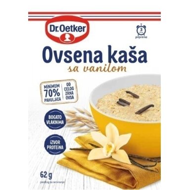 Avižinė košė DR.OETKER su vanile,  62g