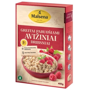Avižiniai dribsniai DRIBSNIŲ ENERGIJA, 1 min, 400 g