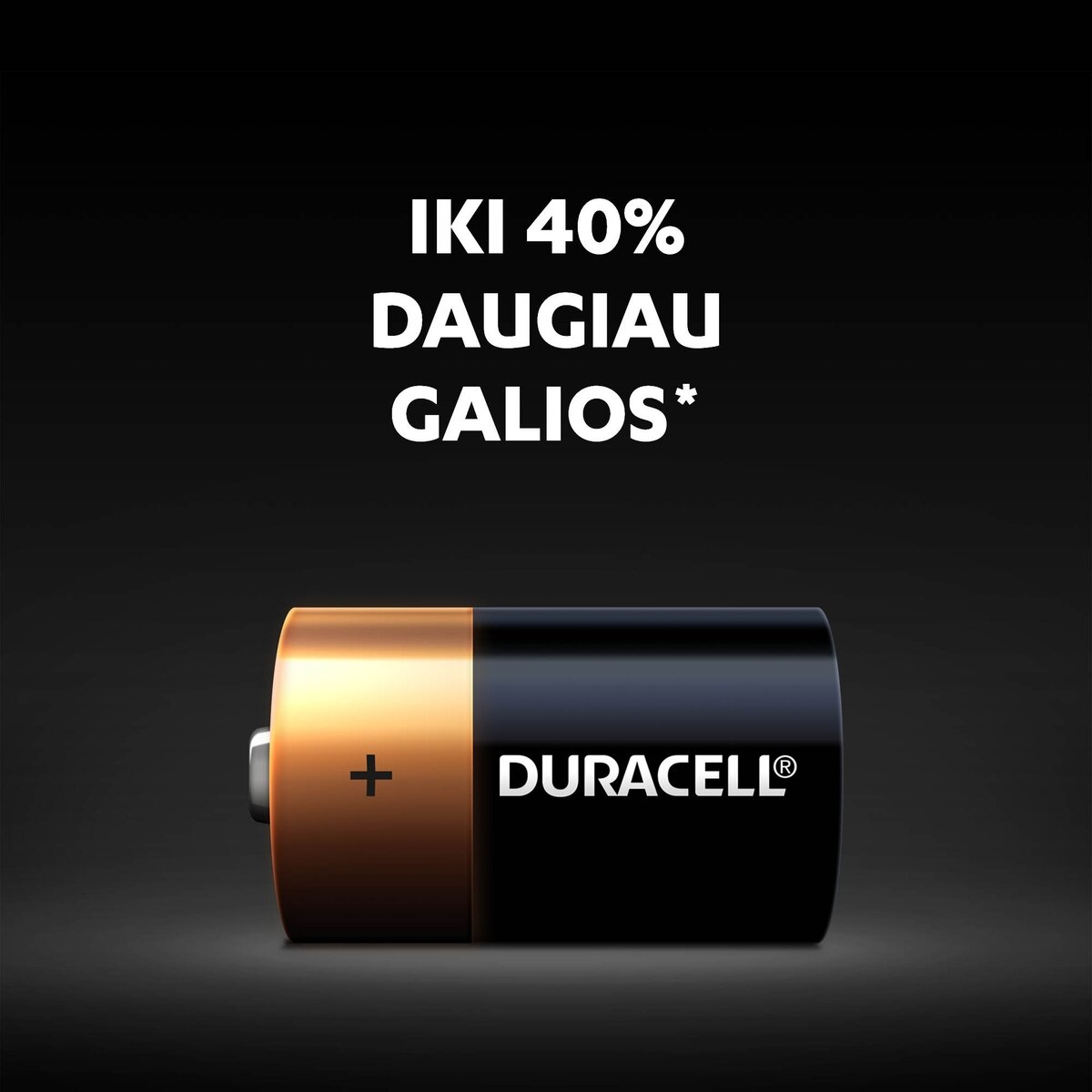 Baterijos DURACELL D, LR20, 2vnt 2 Baterijos DURACELL D, LR20, 2vnt 2