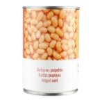 Baltosios pupelės, konservuotos, 400 g/240 g