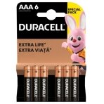 Baterijos DURACELL AAA, LR03, 6vnt