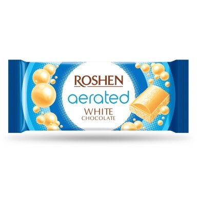 Baltasis šokoladas ROSHEN, korėtas, 80 g Baltasis šokoladas ROSHEN, korėtas, 80 g