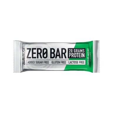 Baltyminis batonėlis BioTechUSA Zero Bar, šokoladinis, su lazdyno riešutais, 50 g Baltyminis batonėlis BioTechUSA Zero Bar, šokoladinis, su lazdyno riešutais, 50 g