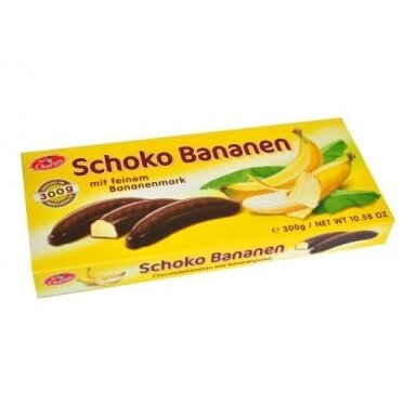 Bananai šokolade SIR CHARLES, 300 g