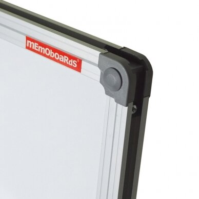 Baltoji magnetinė lenta MEMOBOARDS CLASSIC 180x120 cm, aliuminio rėmas 1