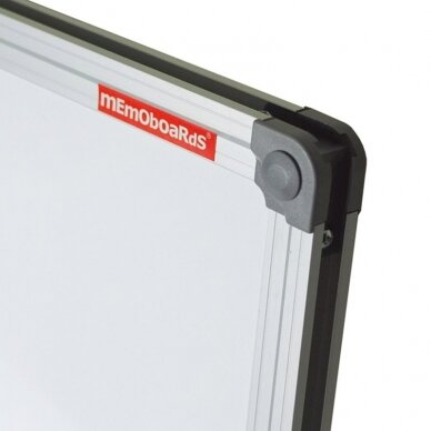 Baltoji magnetinė lenta MEMOBOARDS CLASSIC 180x90 cm, aliuminio rėmas 1