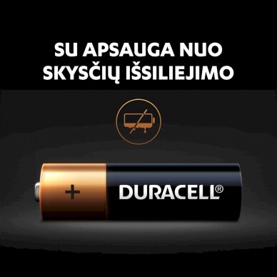 Baterija DURACELL AA, LR06, 4 vnt. 4