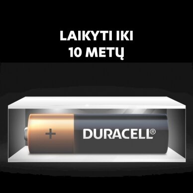 Baterija DURACELL AA, LR06, 4 vnt. 5