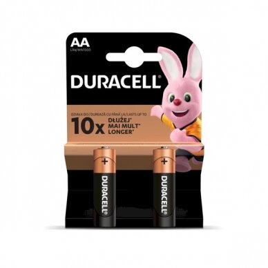 Baterijos DURACELL AA, LR06