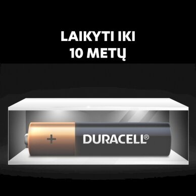 Baterijos DURACELL AAA, LR03, 12vnt 6