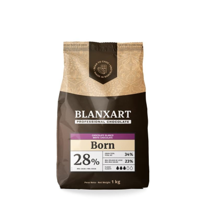 Baltasis šokoladas BLANXART, Born, 1 kg Baltasis šokoladas BLANXART, Born, 1 kg