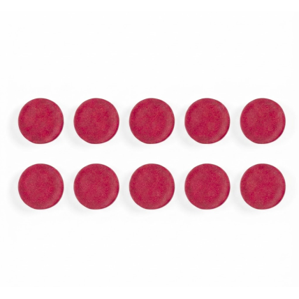 Baltosios lentos magnetai BI-OFFICE 30 mm, 10 vnt., ypač stiprūs, raudona sp. Baltosios lentos magnetai BI-OFFICE 30 mm, 10 vnt., ypač stiprūs, raudona sp.