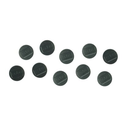 Baltosios lentos magnetai Nobo, 38mm, 10 vnt., juodos spalvos Baltosios lentos magnetai Nobo, 38mm, 10 vnt., juodos spalvos