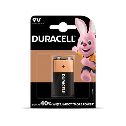 Baterija  DURACELL 9V, LR61, 1 vnt.