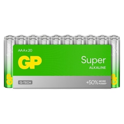 Baterija GP SUPER LR6 (AA) B20 Baterija GP SUPER LR6 (AA) B20
