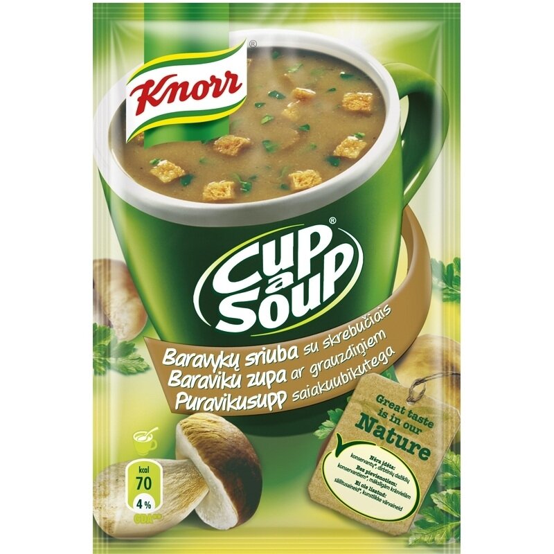 Baravykų sriuba KNORR, tiršta, tirpi, 16 g
