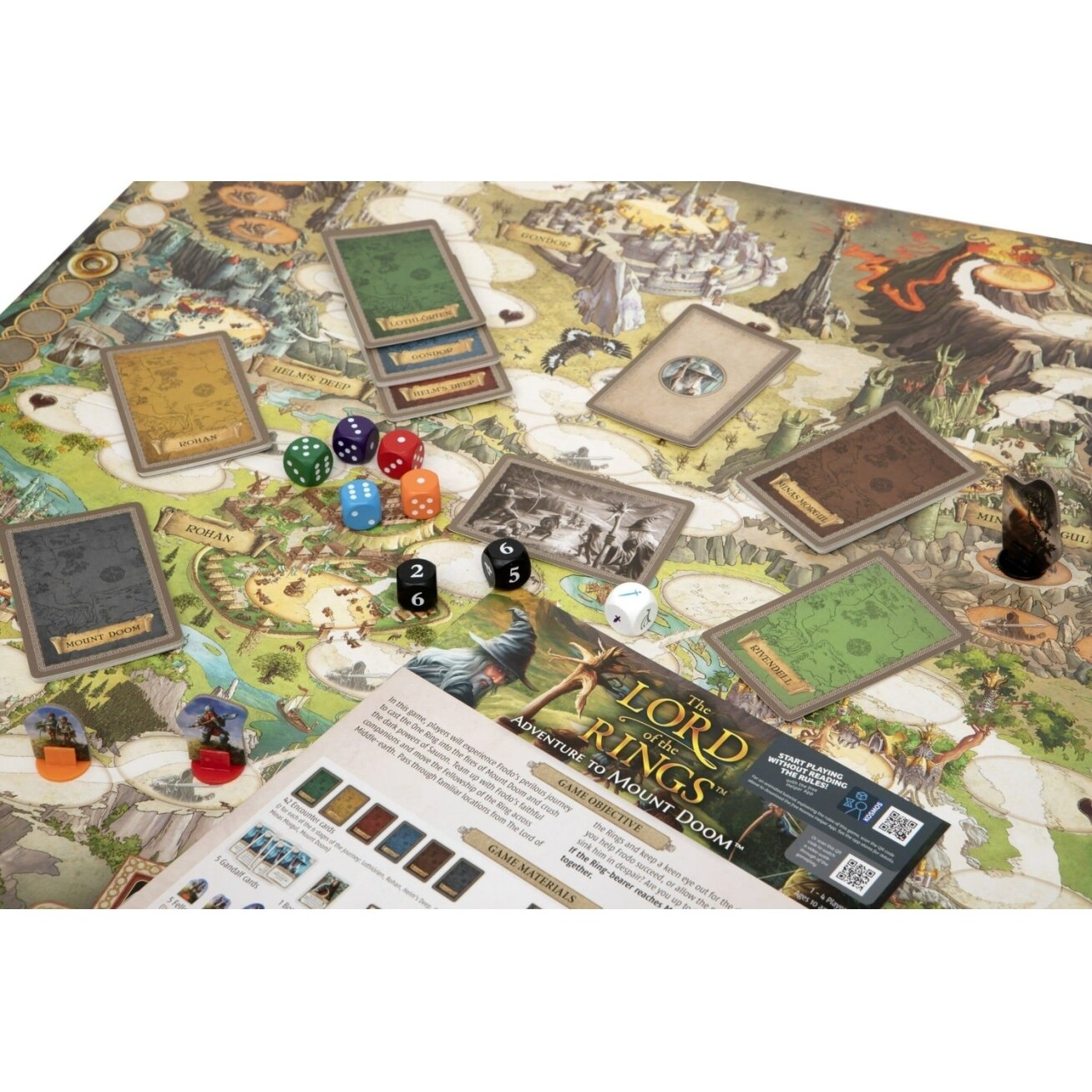 Bendradarbiavimo stalo žaidimas THE LORD OF THE RINGS: Adventure to Mount Doom 2