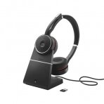Belaidės ausinės su mikrofonu Jabra Evolve 75 SE UC Stereo, Bluetooth, With Charging Stand, USB-A