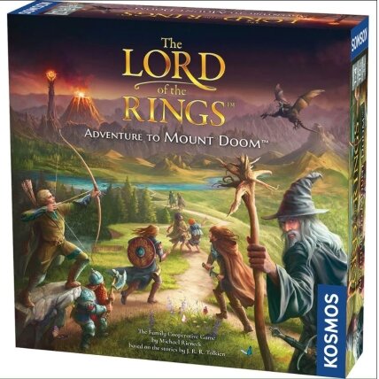 Bendradarbiavimo stalo žaidimas THE LORD OF THE RINGS: Adventure to Mount Doom