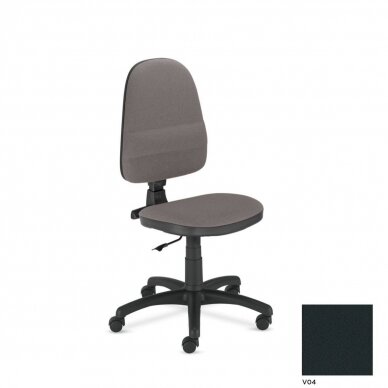 Biuro kėdė NOWY STYL PRESTIGE, be porankių,  odos pakaitalas, V - 4, juoda sp. 1