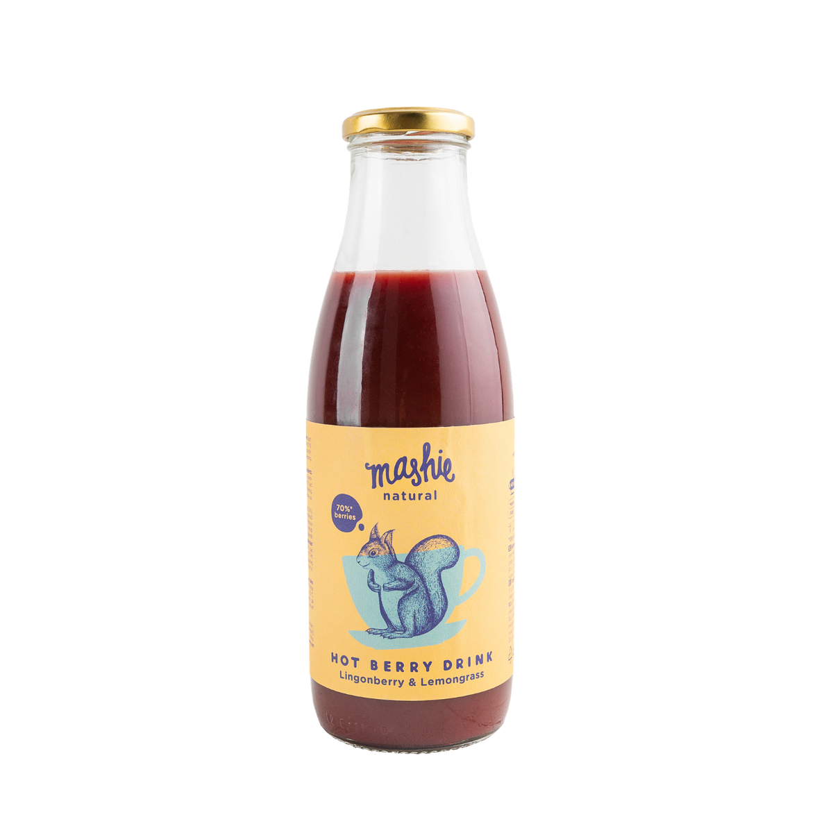 Bruknių su citrinžole uogų tyrė MASHIE, Nordic Berry, 0,75 l Bruknių su citrinžole uogų tyrė MASHIE, Nordic Berry, 0,75 l