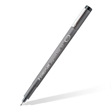 Braižiklis STAEDTLER Pigment Liner, 0,3 mm, juodos sp.