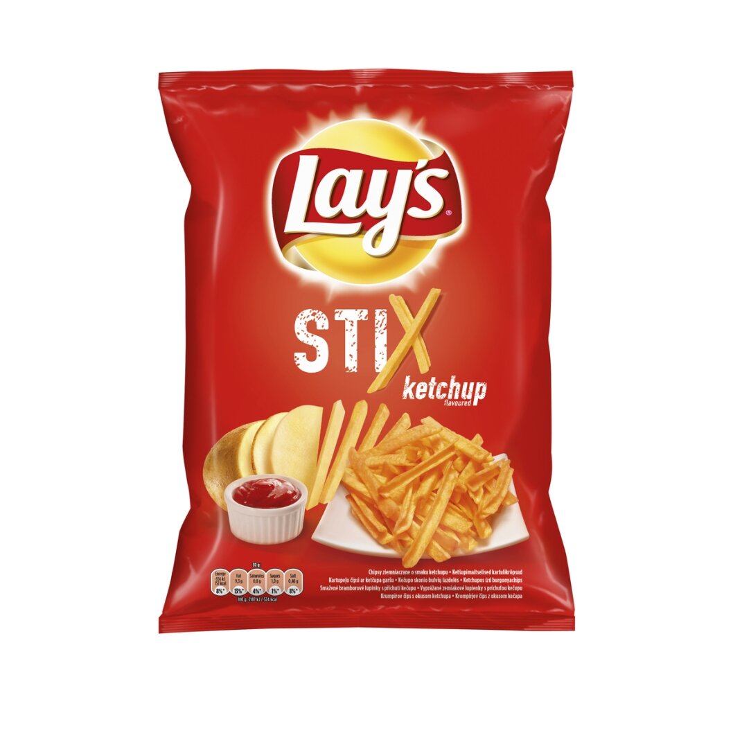 Bulvių traškučiai LAY'S, Stix, 130g