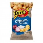 Bulvių traškučiai TAFFEL, grietinės ir svogūnų skonio, 130 g