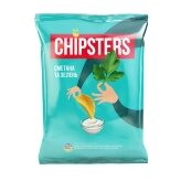 Bulvių traškučiai CHIPSTER'S, grietinės skonio, su žolelėmis, 60 g Bulvių traškučiai CHIPSTER'S, grietinės skonio, su žolelėmis, 60 g