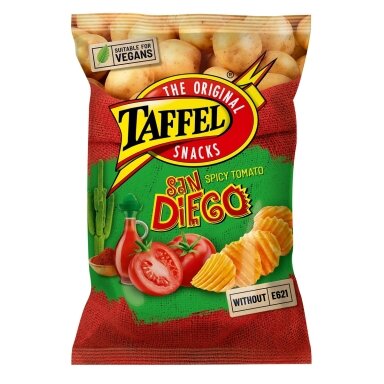 Bulvių traškučiai TAFFEL, San Diego, 130 g Bulvių traškučiai TAFFEL, San Diego, 130 g